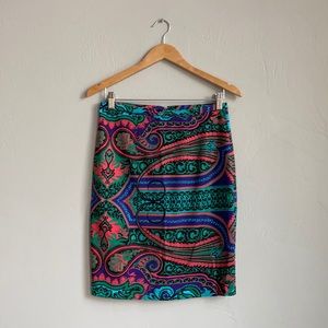 Anthropology fitted skirt size 4